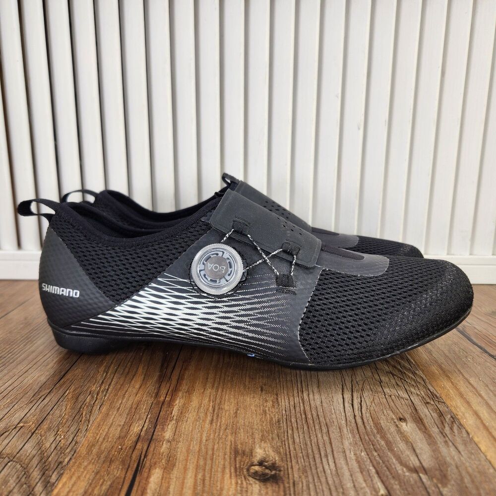 Shimano IC5 Indoor BOA Spin Cycling Shoes Womens Size 9.5 Black 2 Bolt SH-IC500W